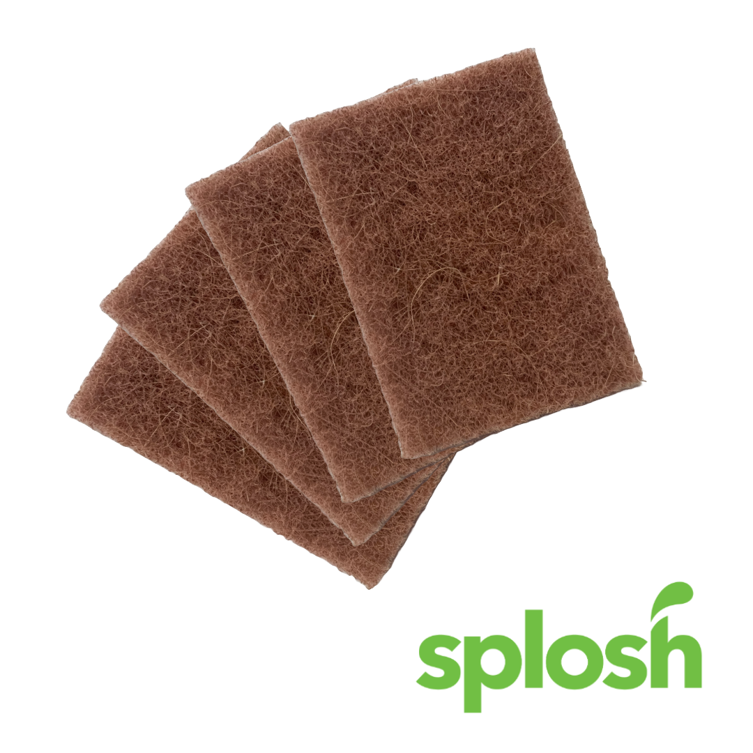 Coconut Scourer Sponge 4 pack